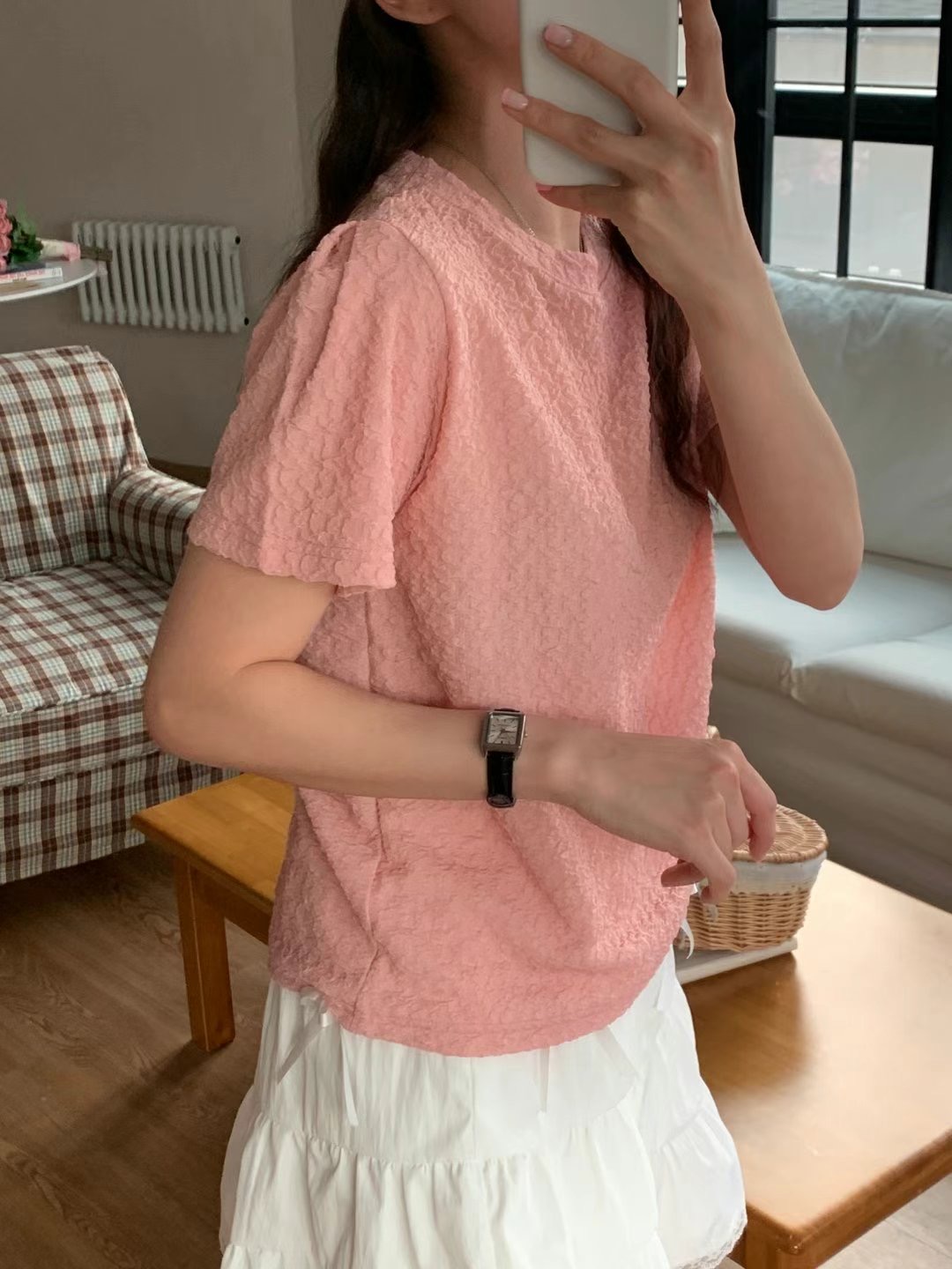 TDOUBLEJ韓國代購女裝新款時尚休閑熱賣職業人氣推薦真品T恤TDOUBLEJT恤