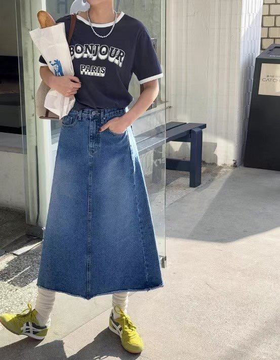 라떼東大門代購女士新品時尚職業休閑人氣25春夏熱賣真品T恤Latte_T恤