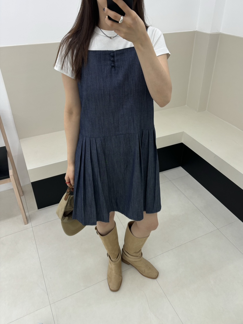 HOME GROUND東大門直郵女裝新款時尚休閑人氣25春夏連衣裙HOME GROUND連衣裙