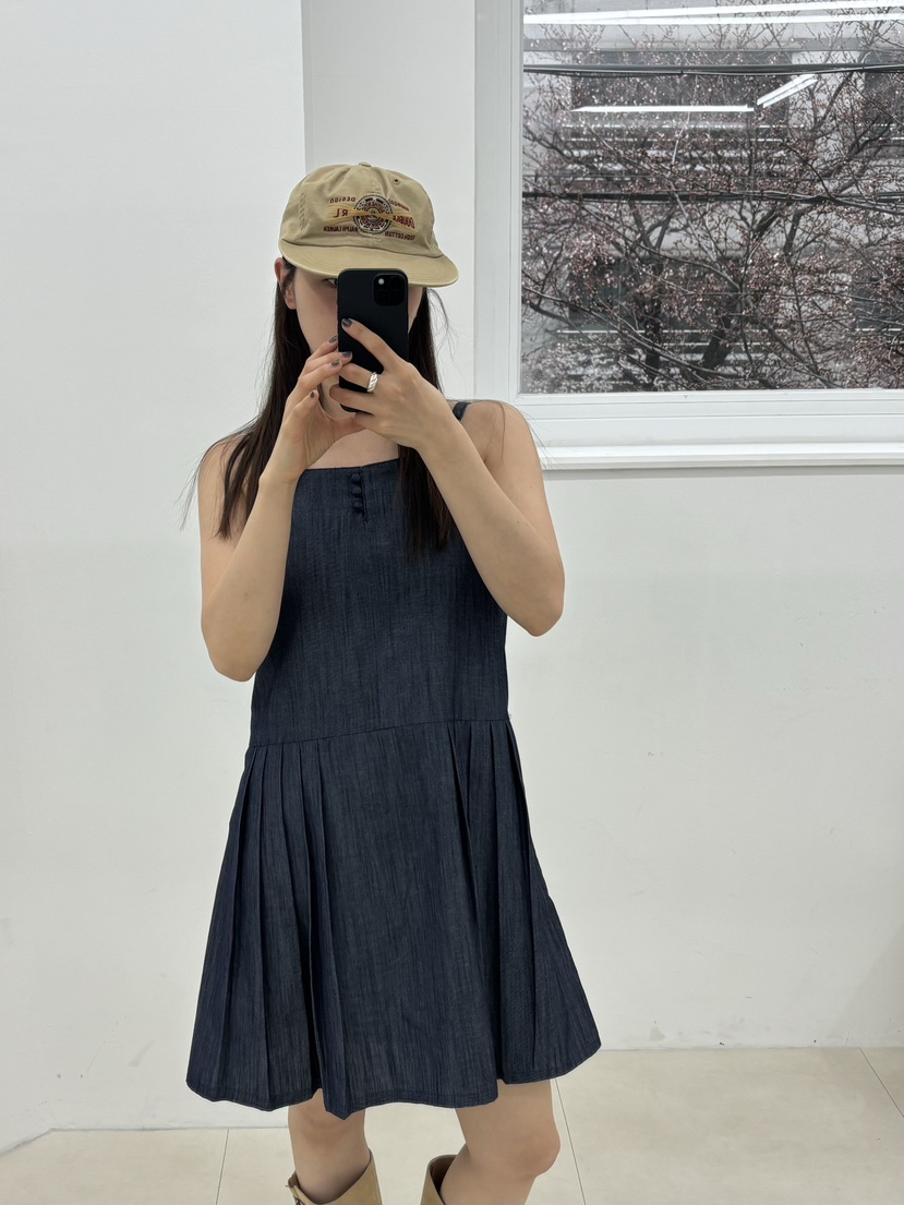 HOME GROUND東大門直郵女裝新款時尚休閑人氣25春夏連衣裙HOME GROUND連衣裙