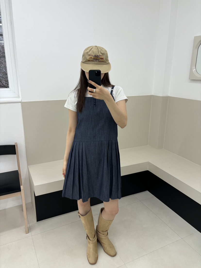 HOME GROUND東大門直郵女裝新款時尚休閑人氣25春夏連衣裙HOME GROUND連衣裙