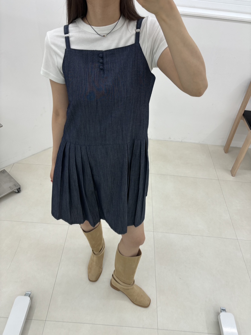 HOME GROUND東大門直郵女裝新款時尚休閑人氣25春夏連衣裙HOME GROUND連衣裙