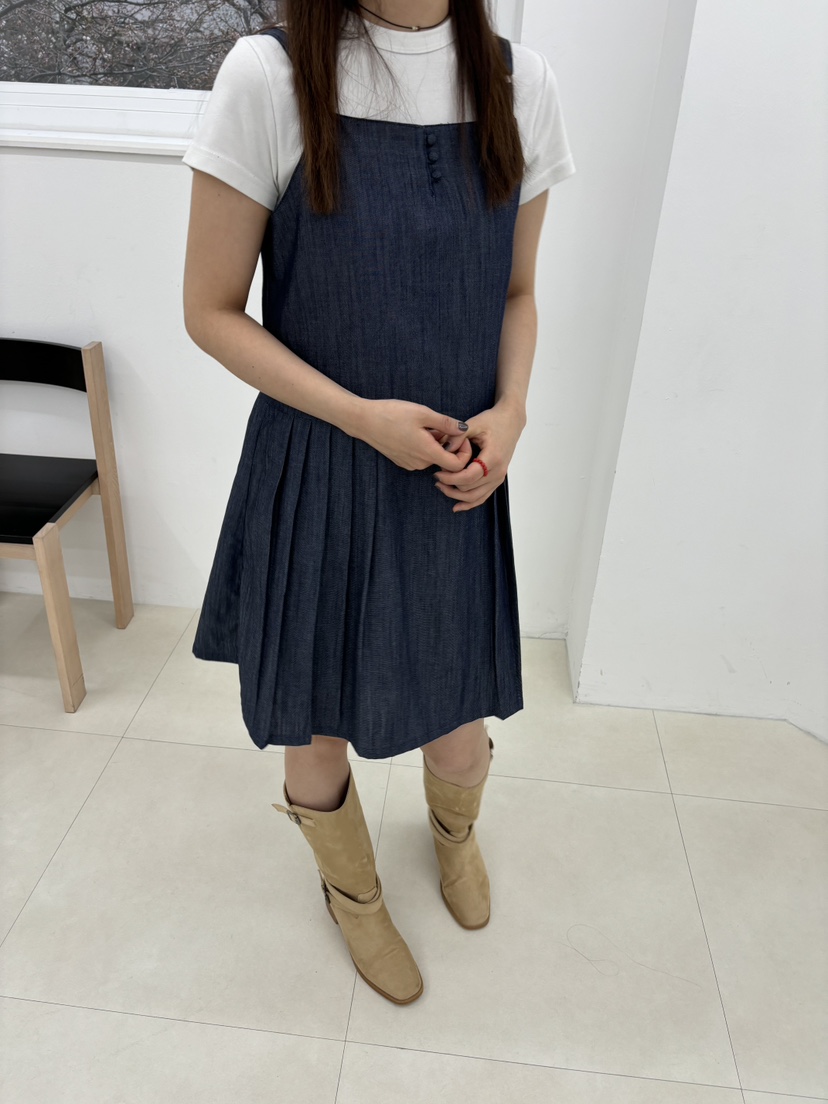 HOME GROUND東大門直郵女裝新款時尚休閑人氣25春夏連衣裙HOME GROUND連衣裙