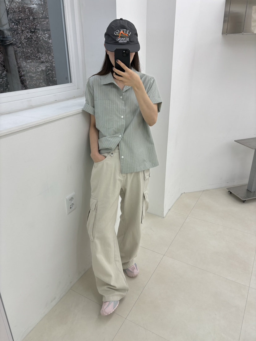HOME GROUND韓國代購女裝新品休閑人氣25春夏真品襯衫蕾絲衫HOME GROUND襯衫/蕾絲衫