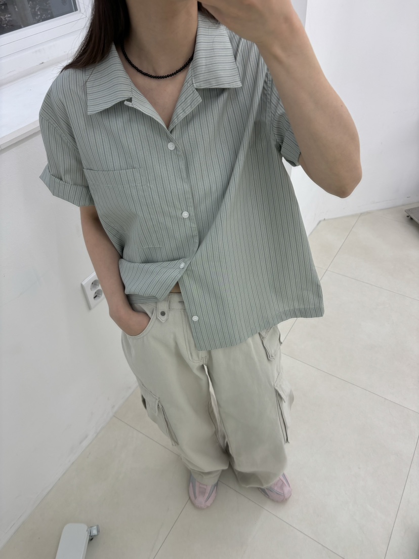 HOME GROUND韓國代購女裝新品休閑人氣25春夏真品襯衫蕾絲衫HOME GROUND襯衫/蕾絲衫