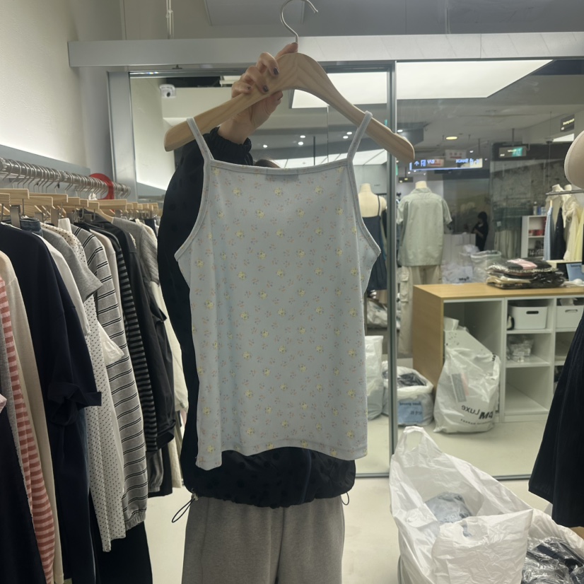 HOME GROUND東大門代購女士新品25春夏推薦人氣職業吊帶背心HOME GROUND吊帶/背心