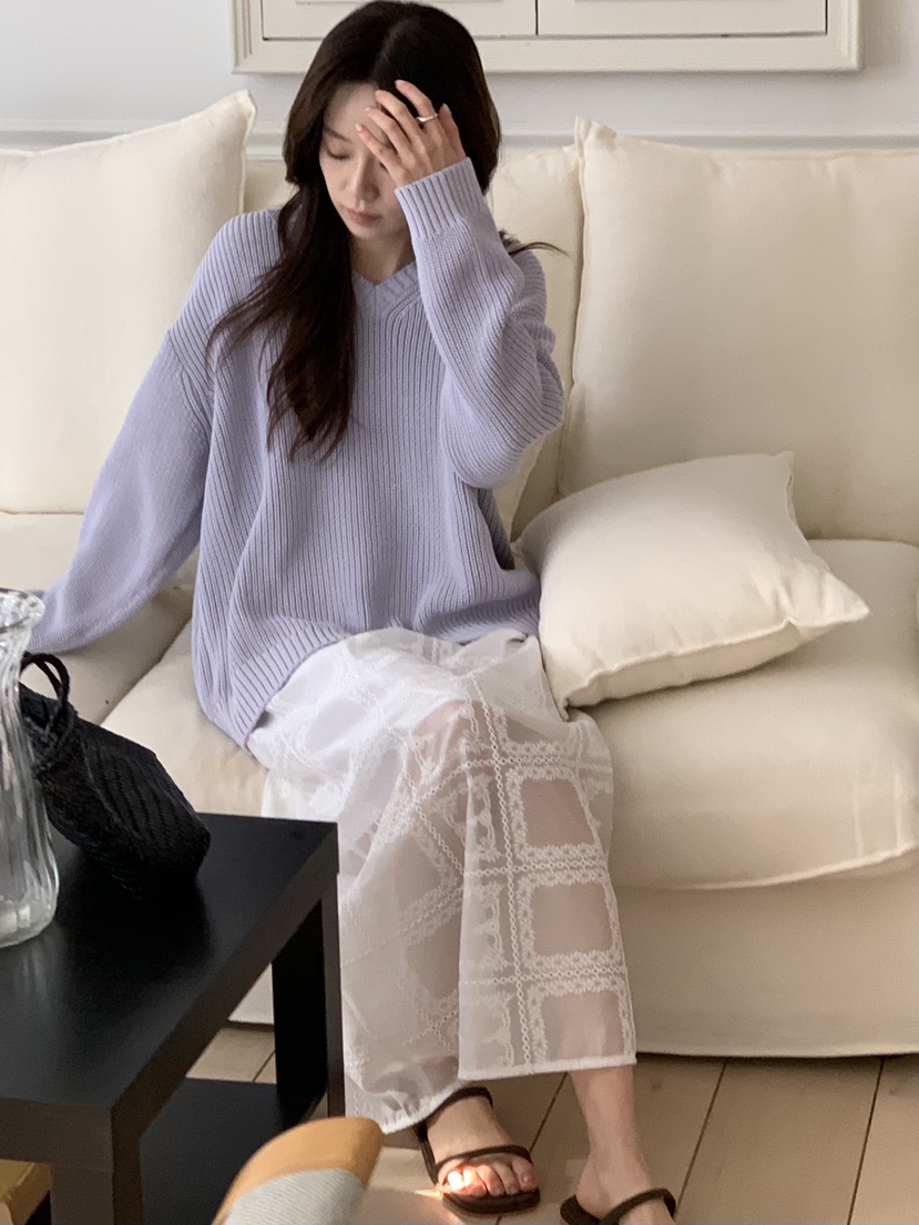 BAKING POWDER韓國直郵㊣東大門實拍女裝新品25春夏針織衫BAKING POWDER針織衫