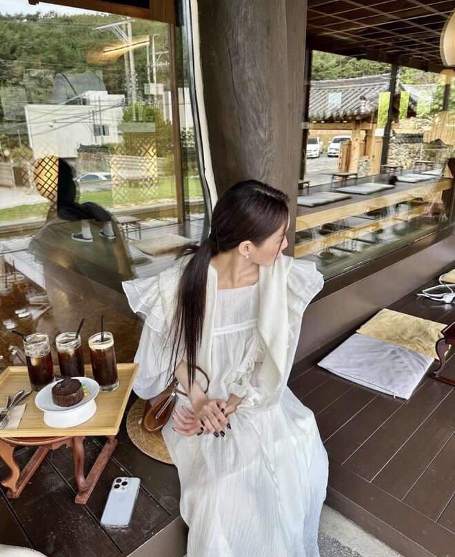 MELTED-P韓國直郵㊣女裝新品休閑時尚25春夏熱賣推薦連衣裙MELTED-P連衣裙