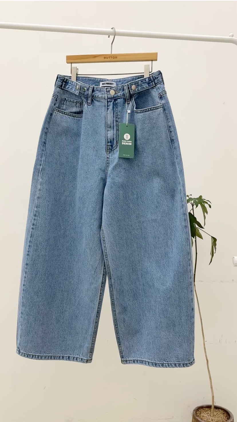 BUT直郵韓國代購㊣女裝新品時尚推薦休閑職業熱賣25春夏牛仔褲button牛仔褲