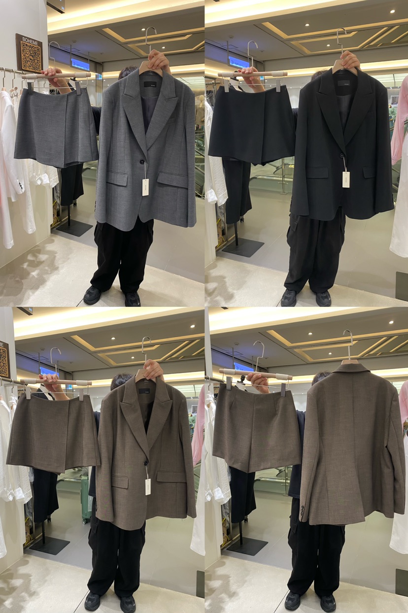 BOHEME韓國㊣直郵東大門代購女裝新款推薦休閑職業25春夏裙褲BOHEME裙褲