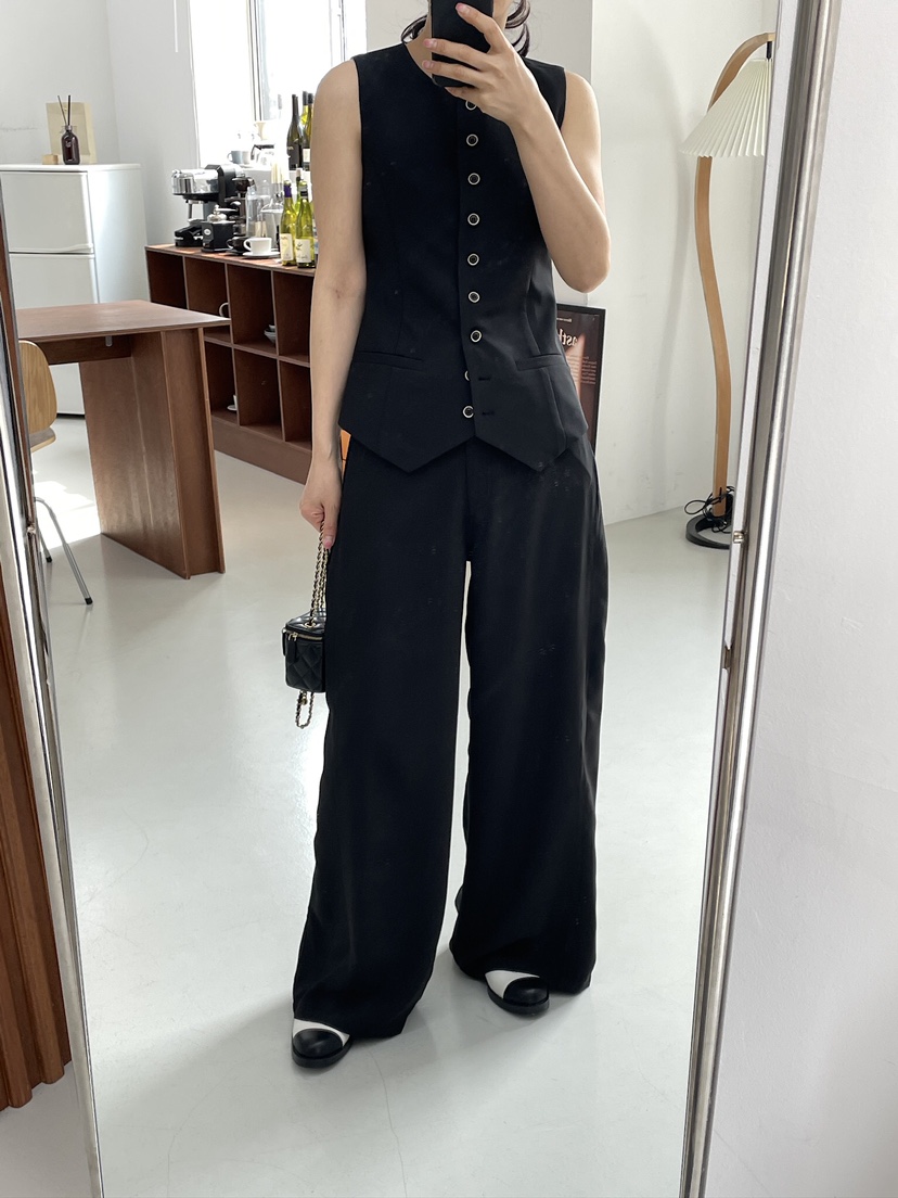 EDITION-P韓國直郵㊣東大門實拍女裝新品休閑人氣25春夏休閑褲EDITI_ON休閑褲