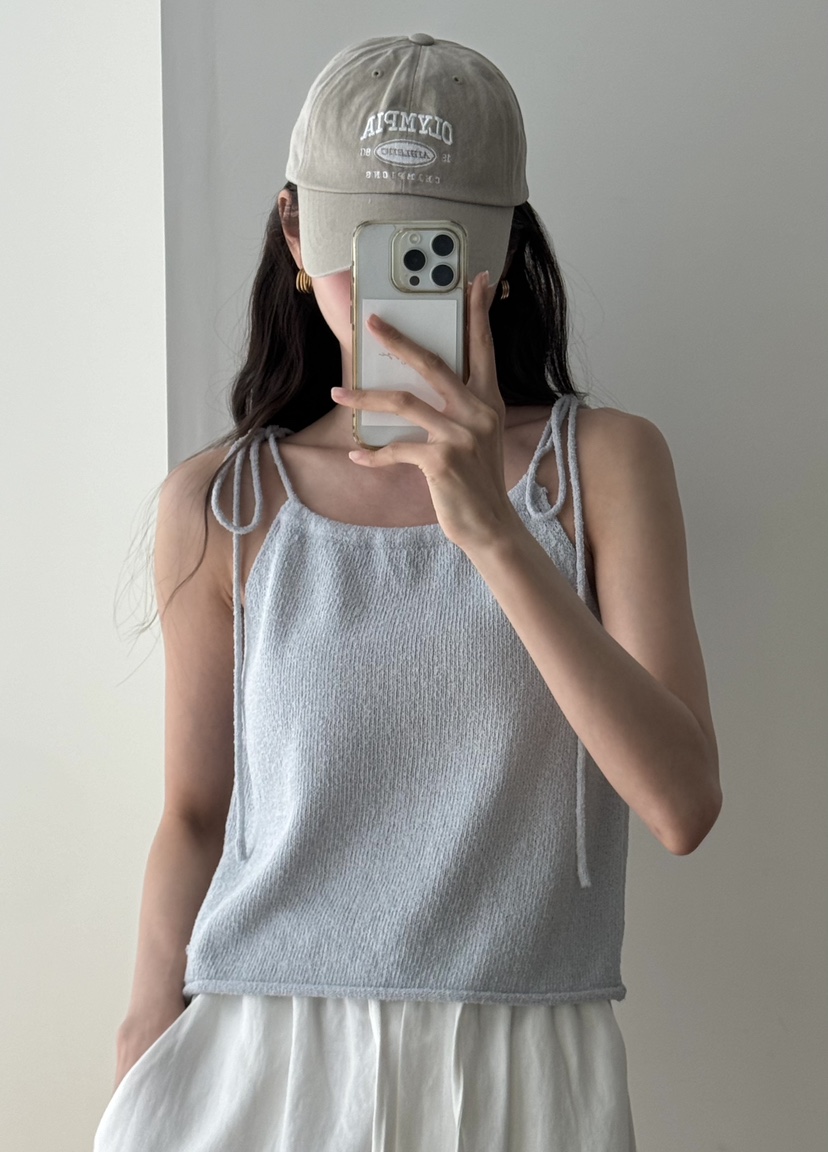 TIZZI韓國㊣直郵東大門代購女裝新品時尚熱賣休閑推薦吊帶背心TIZZI吊帶/背心