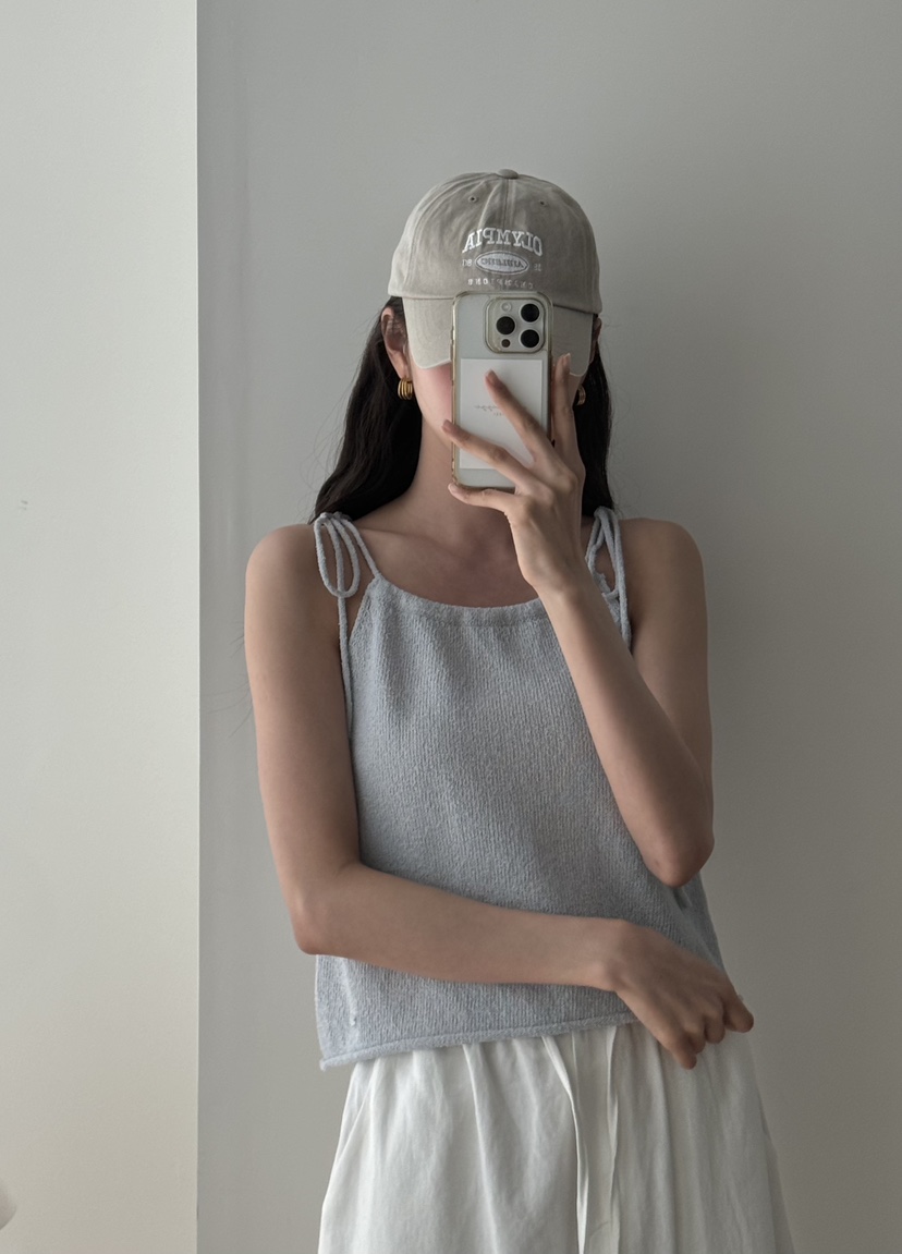 TIZZI韓國㊣直郵東大門代購女裝新品時尚熱賣休閑推薦吊帶背心TIZZI吊帶/背心