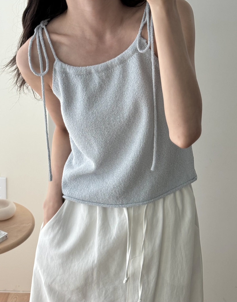 TIZZI韓國㊣直郵東大門代購女裝新品時尚熱賣休閑推薦吊帶背心TIZZI吊帶/背心