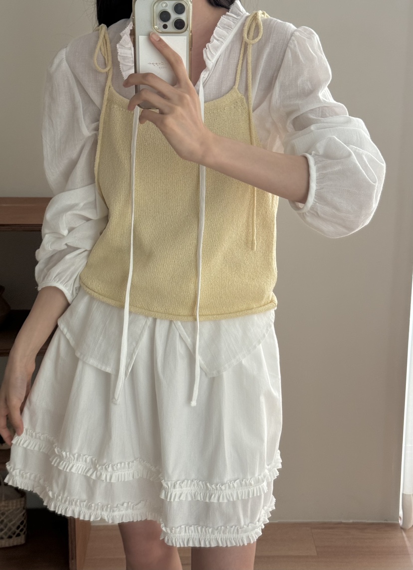 TIZZI韓國㊣直郵東大門代購女裝新品時尚熱賣休閑推薦吊帶背心TIZZI吊帶/背心