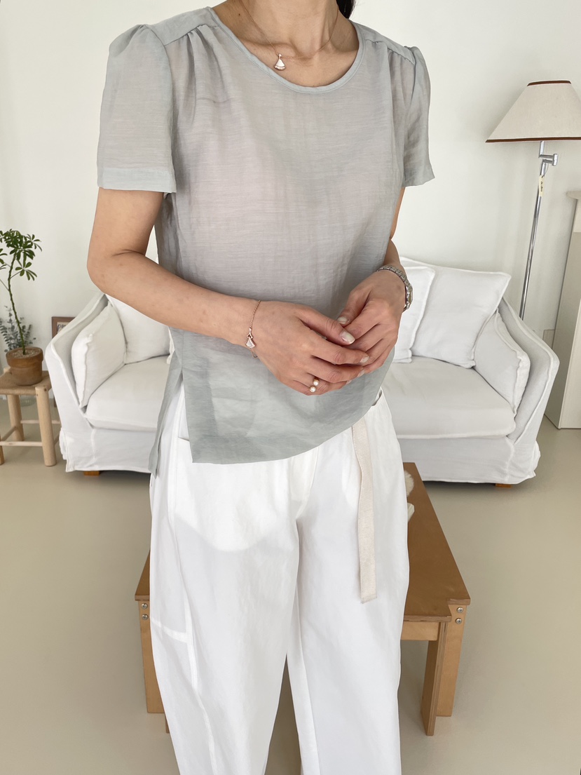 EDITION-P韓國直郵㊣東大門實拍女裝新品25春夏襯衫蕾絲衫EDITI_ON襯衫/蕾絲衫