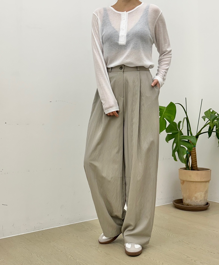 BUT直郵韓國代購㊣女裝新款熱賣時尚25春夏人氣推薦休閑休閑褲button休閑褲