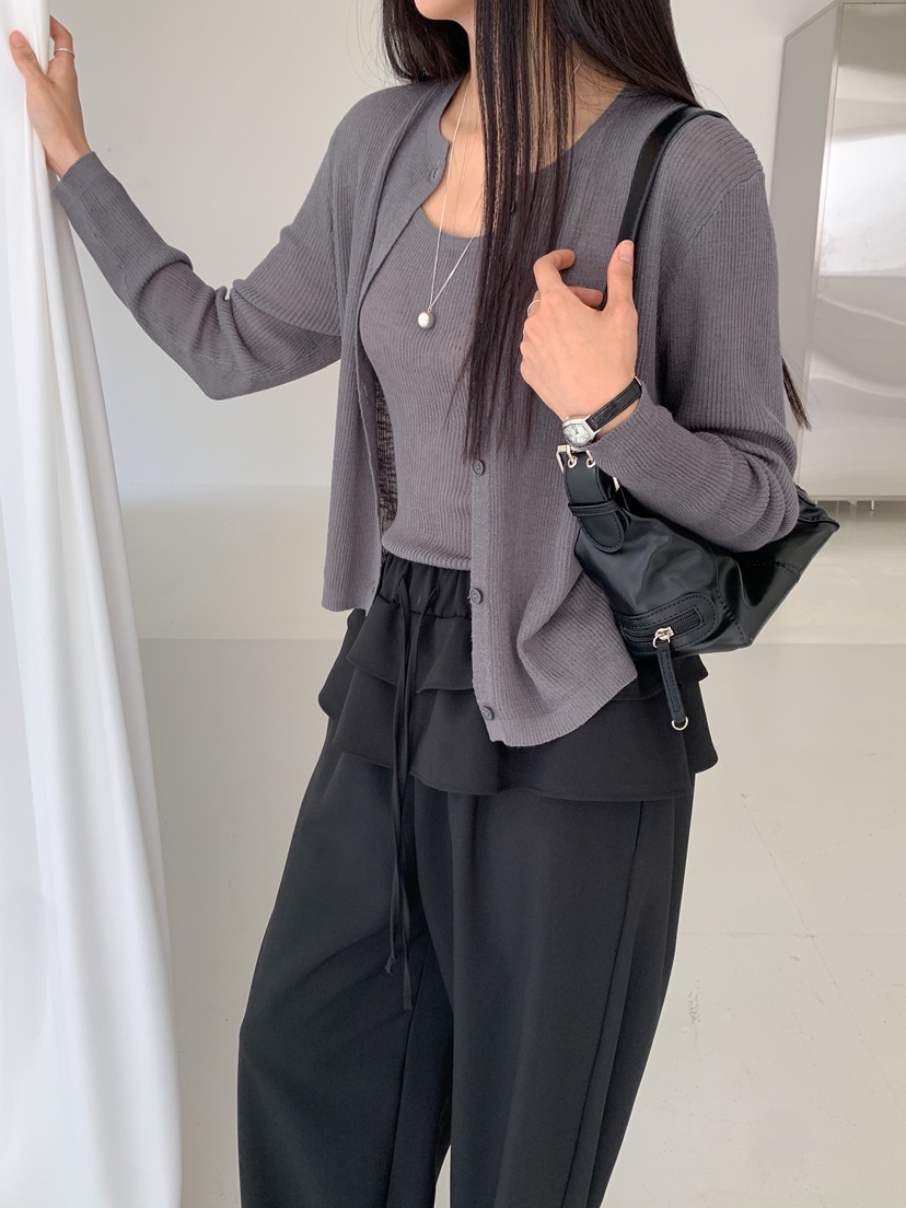 GOYOU韓國直郵㊣女裝新款25春夏熱賣休閑推薦人氣套裝套裝開衫de goyou套裝