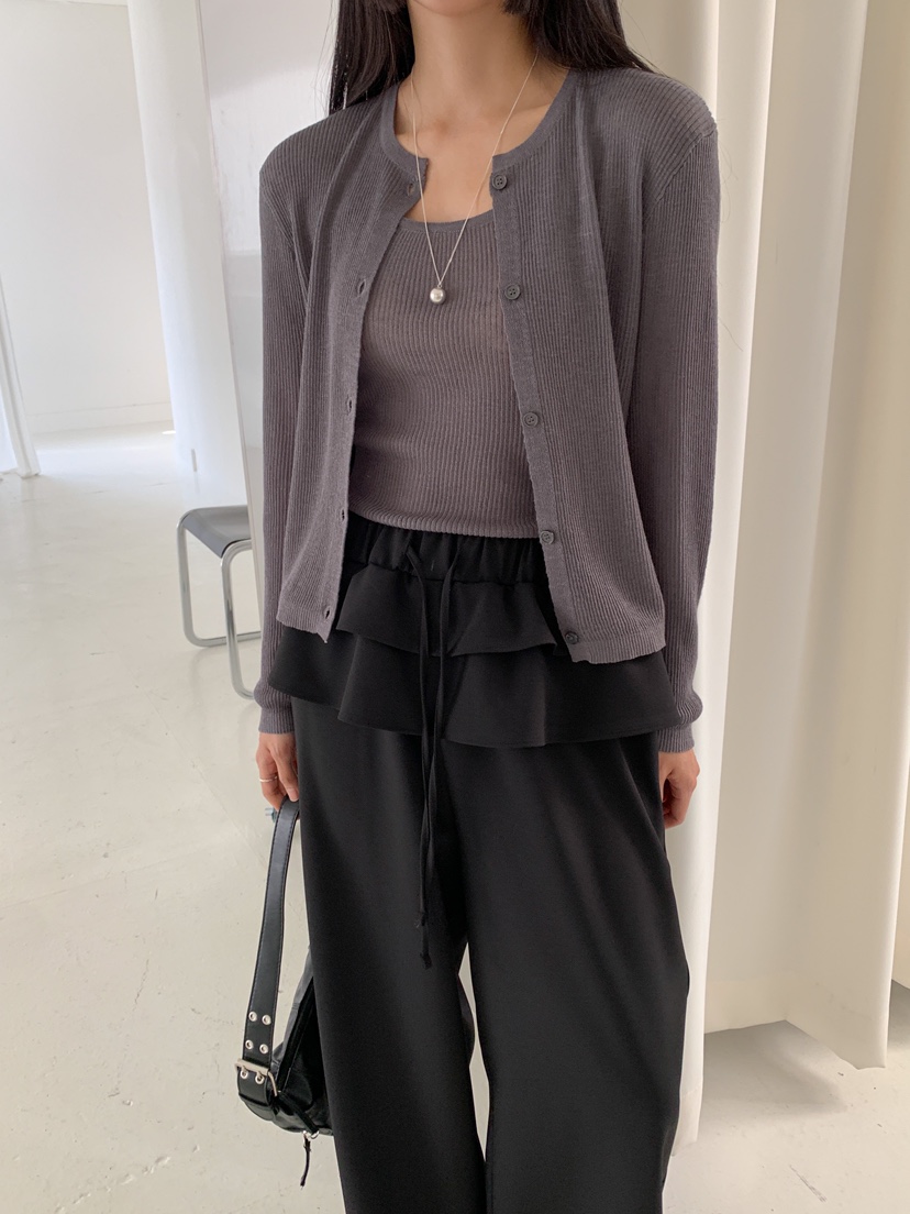 GOYOU韓國直郵㊣女裝新款25春夏熱賣休閑推薦人氣套裝套裝開衫de goyou套裝圖色2