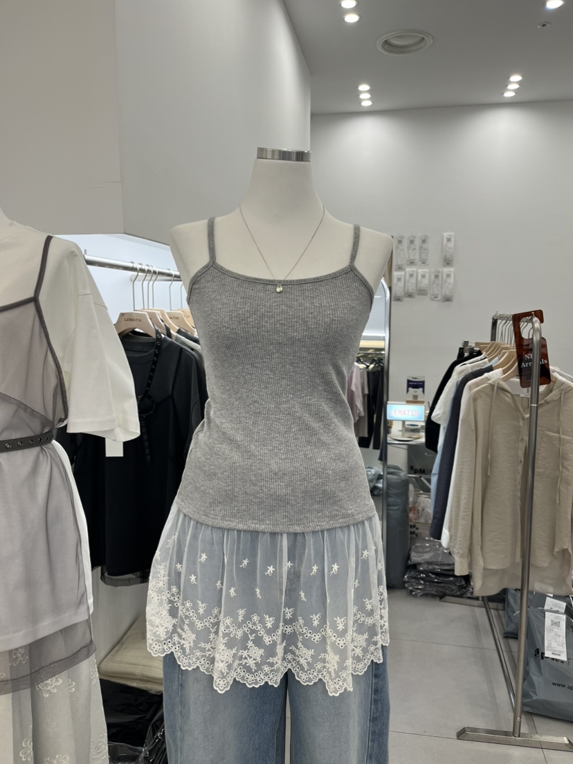 LEMATIN東大門直郵女裝新款時尚推薦休閑人氣25春夏吊帶背心LEMATIN吊帶/背心