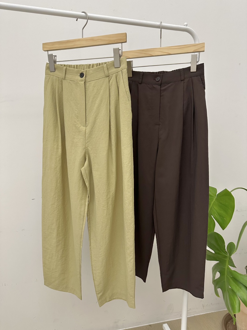 BUT東大門代購女士新品休閑真品熱賣人氣25春夏職業正裝褲西褲button正裝褲/西褲
