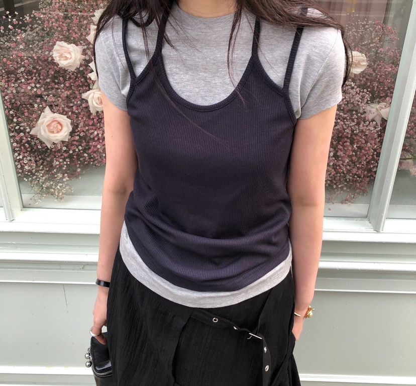 MELTED-P東大門代購女裝新品真品休閑25春夏職業熱賣人氣T恤MELTED-PT恤