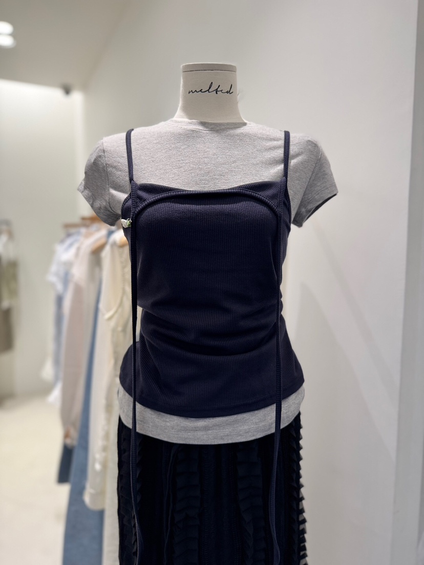 MELTED-P東大門代購女裝新品真品休閑25春夏職業熱賣人氣T恤MELTED-PT恤