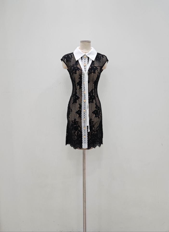 HIGH HEELS韓國直郵女士新品25春夏休閑時尚職業真品連衣裙HIGH HEELS連衣裙