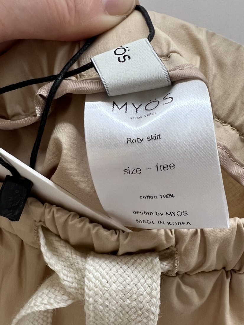 MYOS韓國代購女裝新品真品人氣時尚25春夏熱賣半身裙中短裙MYOS半身裙/中短裙