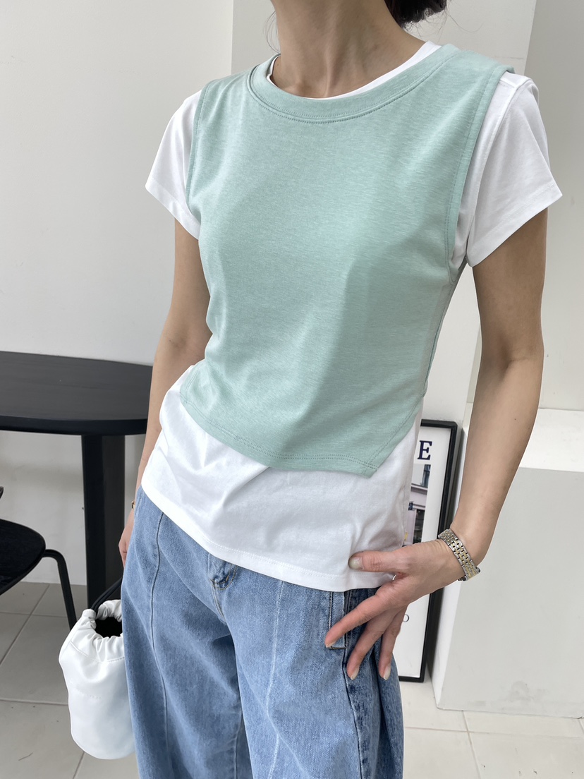 EDITION-P韓國直郵㊣女裝新品休閑25春夏時尚推薦吊帶背心EDITI_ON吊帶/背心