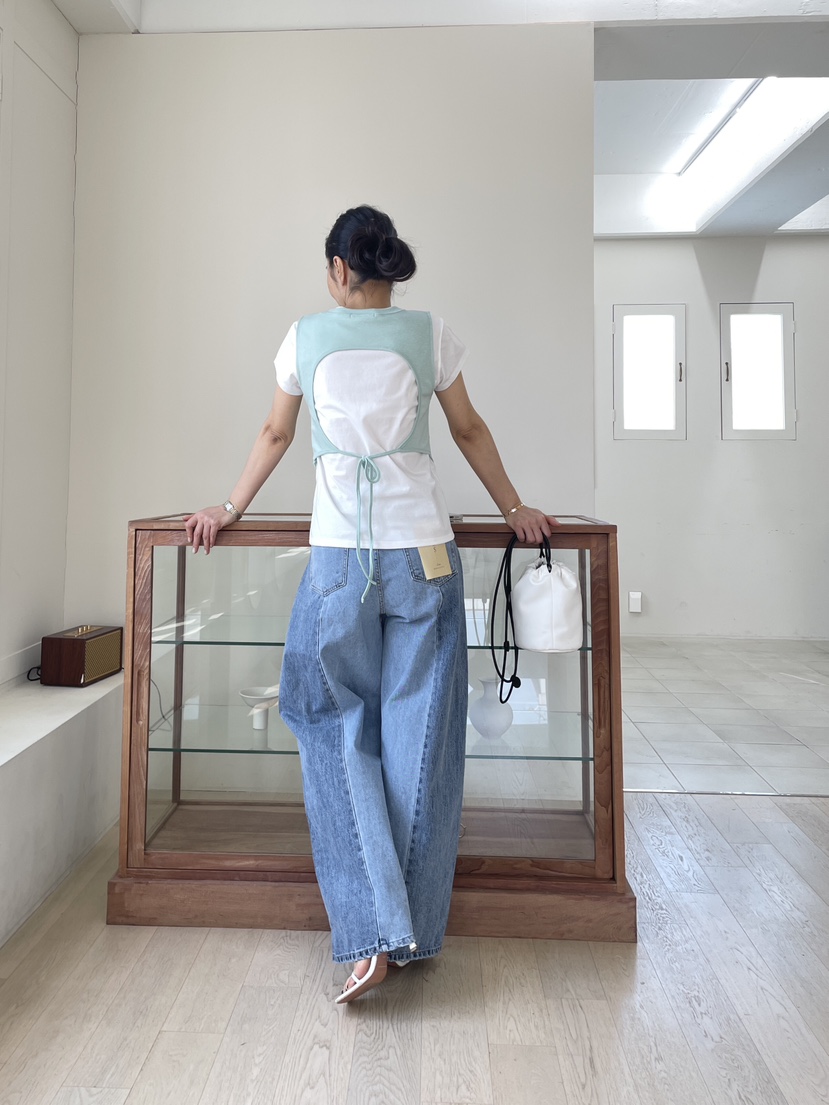EDITION-P韓國㊣直郵東大門代購女裝新品25春夏時尚牛仔褲EDITI_ON牛仔褲