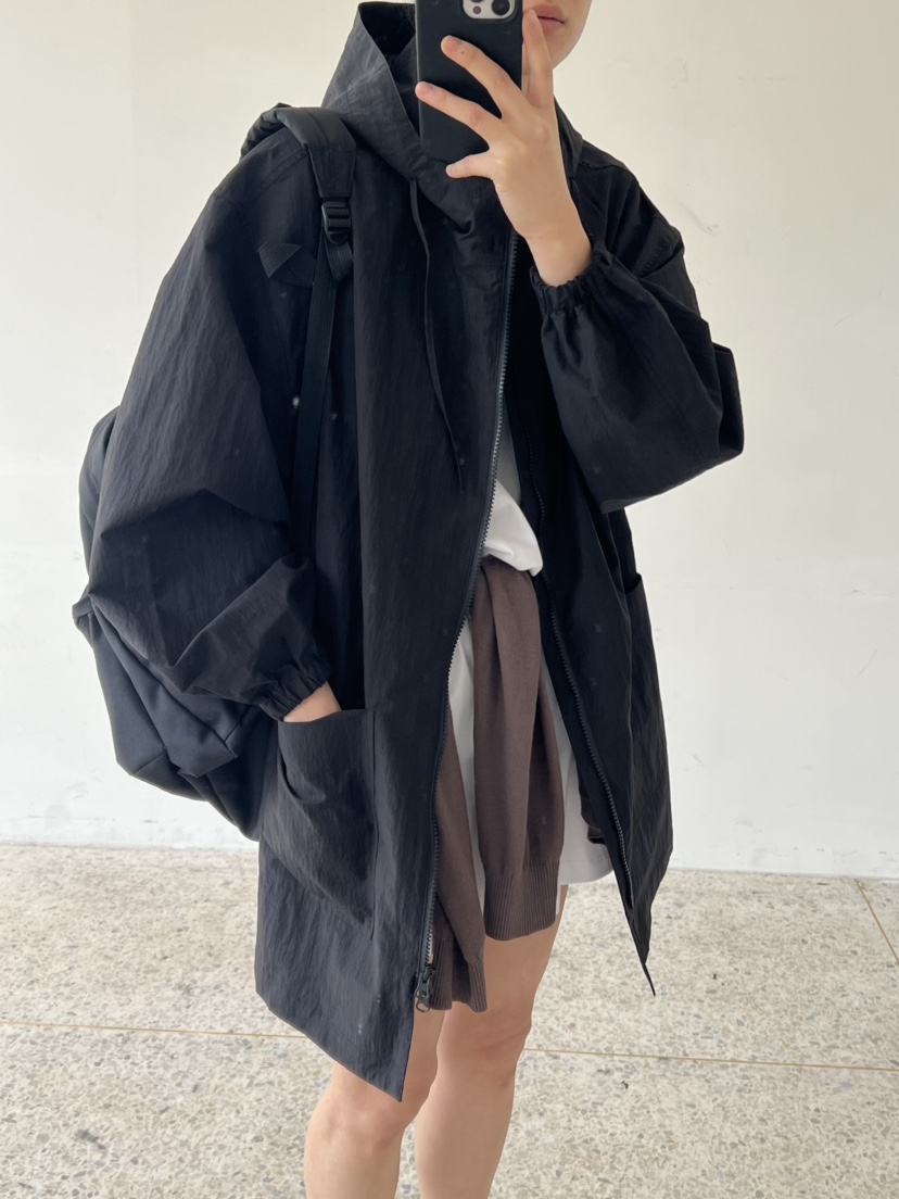 MYOS韓國㊣直郵東大門代購女裝新品25春夏休閑人氣夾克兜帽MYOS夾克圖色2