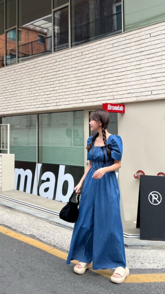 HEY/TO SEWING韓國㊣直郵東大門代購女裝新品時尚連體褲羊毛BY HEY/TO SEWING連體褲