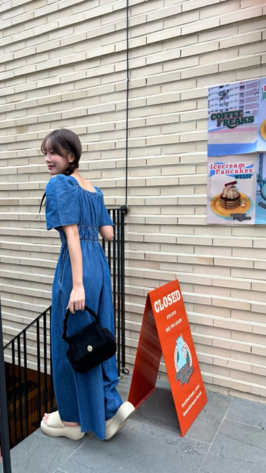 HEY/TO SEWING韓國㊣直郵東大門代購女裝新品時尚連體褲羊毛BY HEY/TO SEWING連體褲