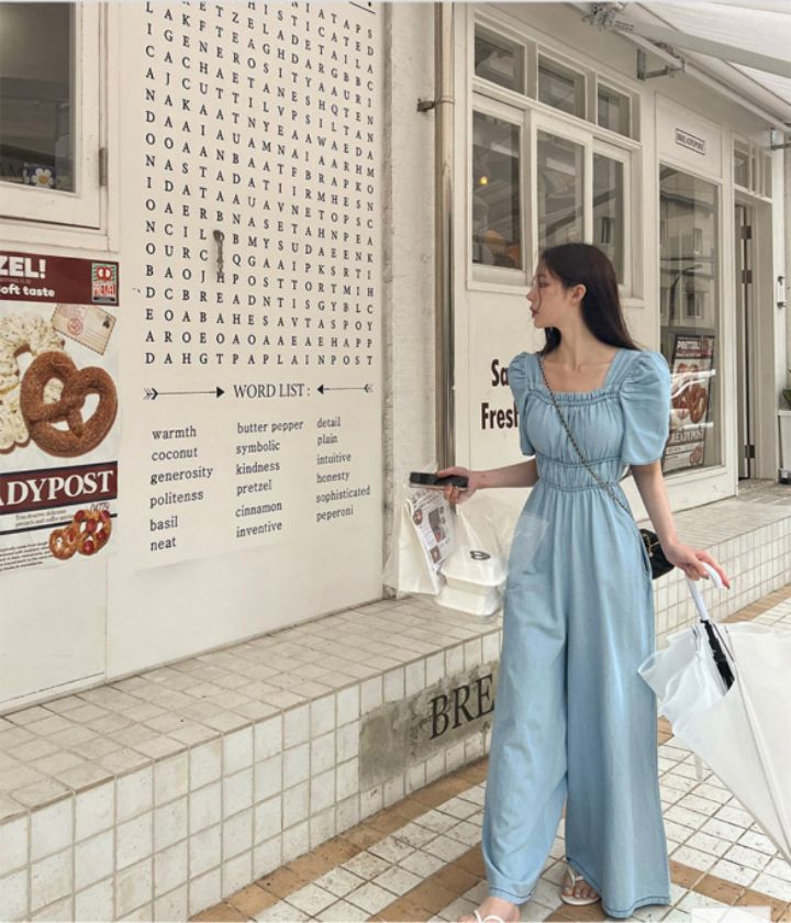 HEY/TO SEWING韓國㊣直郵東大門代購女裝新品時尚連體褲羊毛BY HEY/TO SEWING連體褲