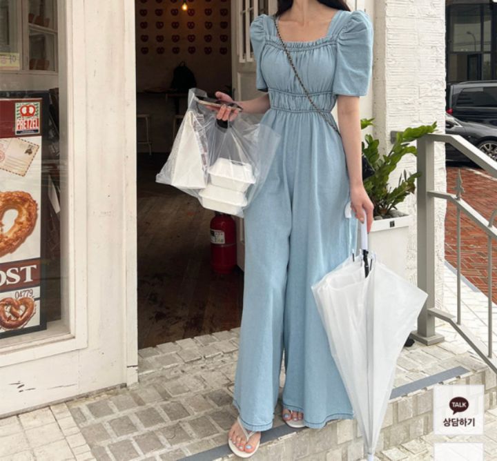 HEY/TO SEWING韓國㊣直郵東大門代購女裝新品時尚連體褲羊毛BY HEY/TO SEWING連體褲