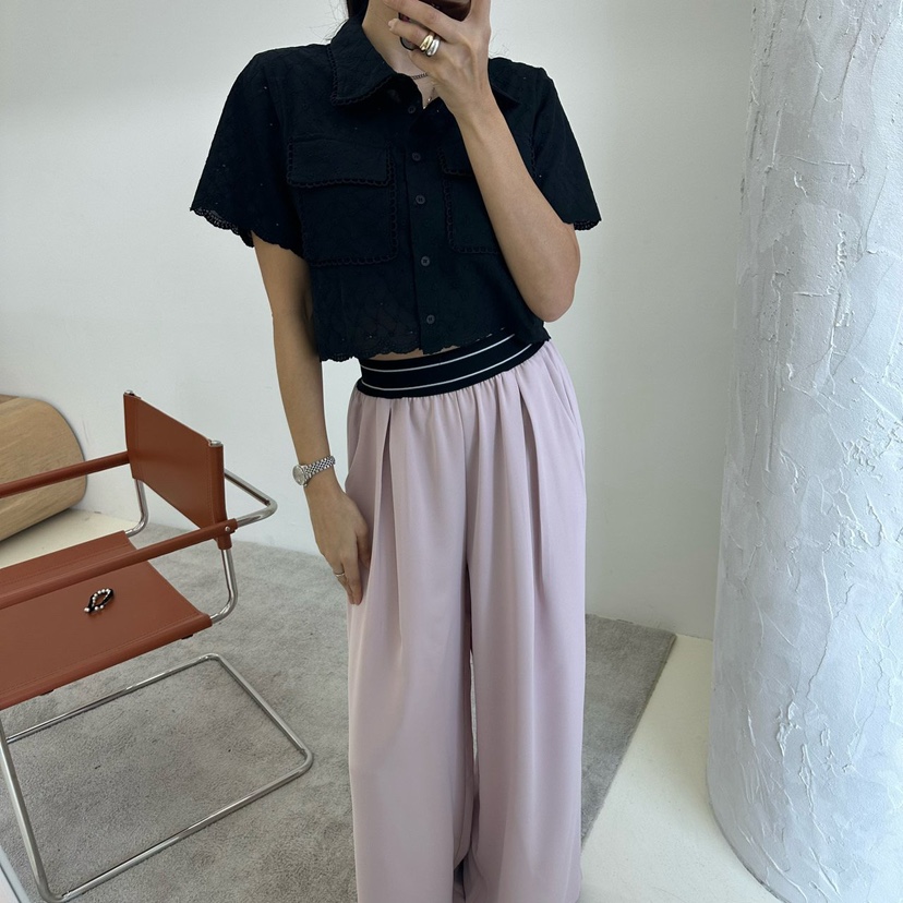 MABEL-Q韓國直郵㊣東大門實拍女裝新款25春夏人氣襯衫蕾絲衫SOUIT by mabel-Q襯衫/蕾絲衫