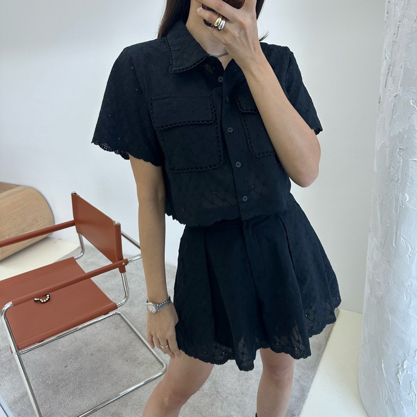 MABEL-Q韓國直郵㊣東大門實拍女裝新款25春夏人氣襯衫蕾絲衫SOUIT by mabel-Q襯衫/蕾絲衫