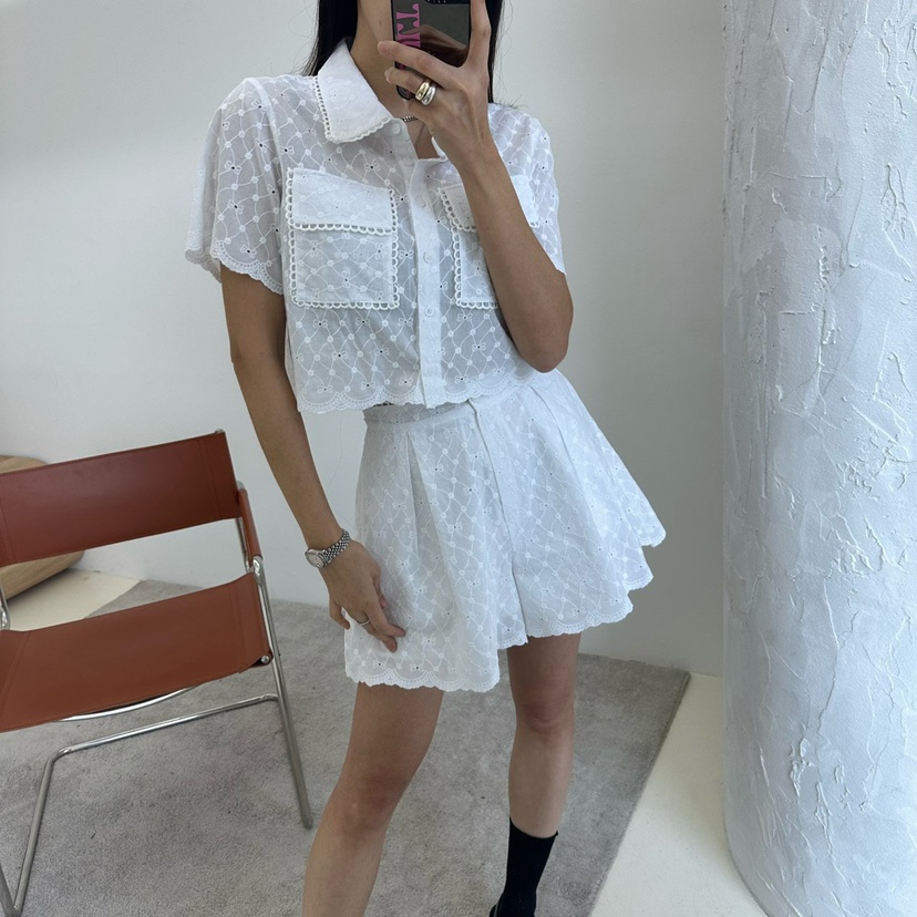 MABEL-Q韓國直郵㊣東大門實拍女裝新款25春夏人氣襯衫蕾絲衫SOUIT by mabel-Q襯衫/蕾絲衫