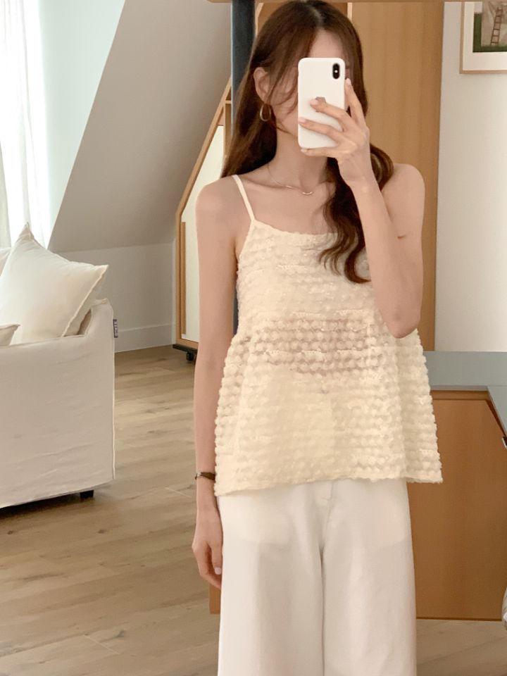 CALLIT韓國㊣直郵東大門代購女裝新品25春夏時尚休閑吊帶背心CALLIT吊帶/背心