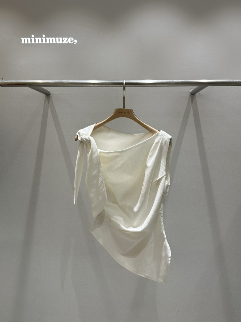 MINIMUZE韓國直郵㊣東大門實拍女裝新品熱賣襯衫蕾絲衫亞麻MINIMUZE襯衫/蕾絲衫圖色1