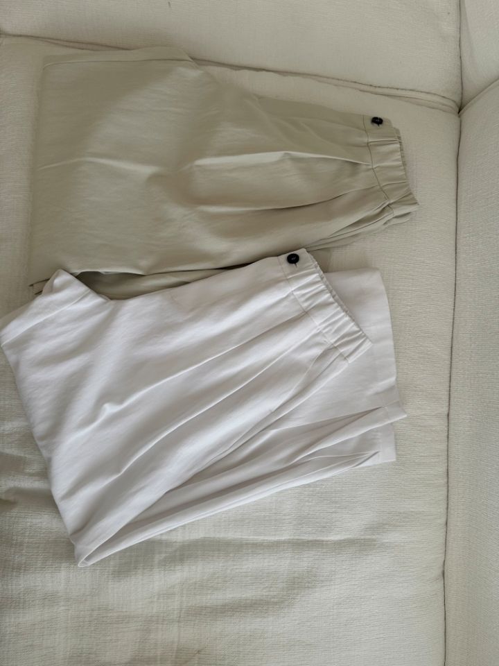 MARE直郵韓國代購㊣女裝新品休閑時尚人氣25春夏休閑褲亞麻MARE休閑褲