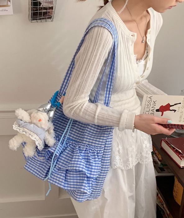 POSH BLUE韓國㊣直郵東大門代購女裝新款25春夏單肩斜跨包POSH BLUE單肩/斜跨包