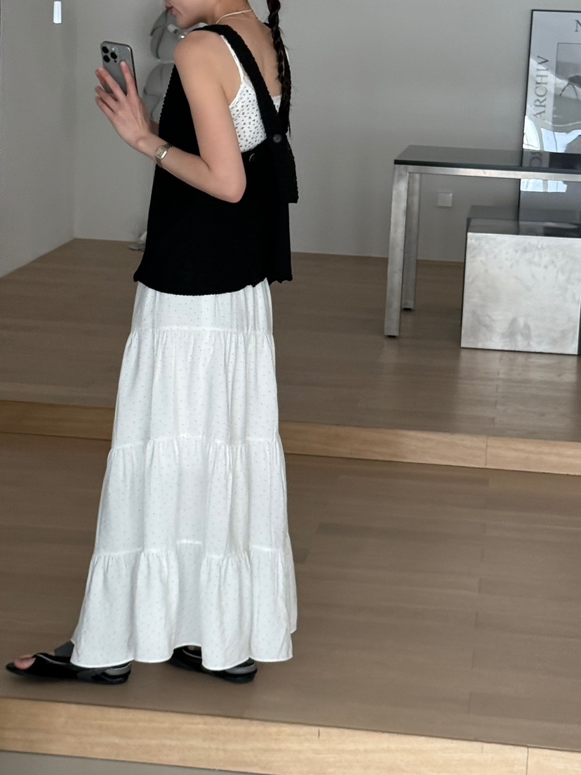 MINIMUZE韓國直郵㊣女裝新品25春夏時尚休閑人氣推薦熱賣長裙MINIMUZE長裙