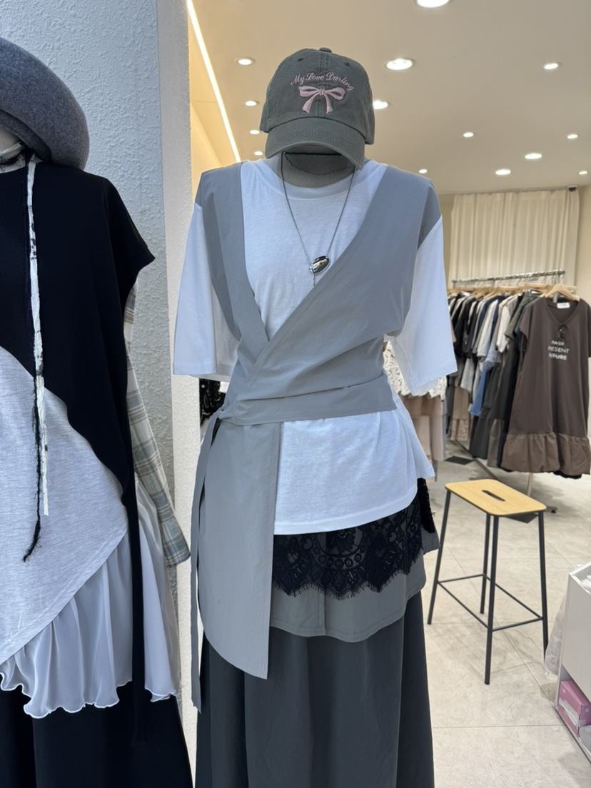 COKKIRI韓國直郵㊣東大門實拍女裝新品25春夏休閑熱賣推薦T恤COKKIRIT恤