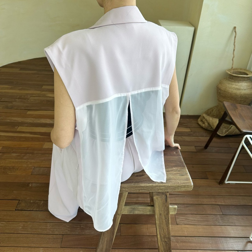 MABEL-Q韓國直郵㊣女裝新款熱賣人氣推薦25春夏休閑時尚馬甲SOUIT by mabel-Q馬甲