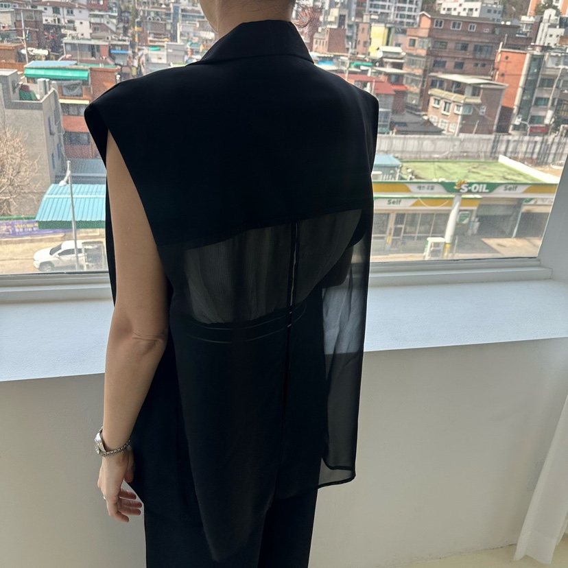 MABEL-Q韓國直郵㊣女裝新款熱賣人氣推薦25春夏休閑時尚馬甲SOUIT by mabel-Q馬甲