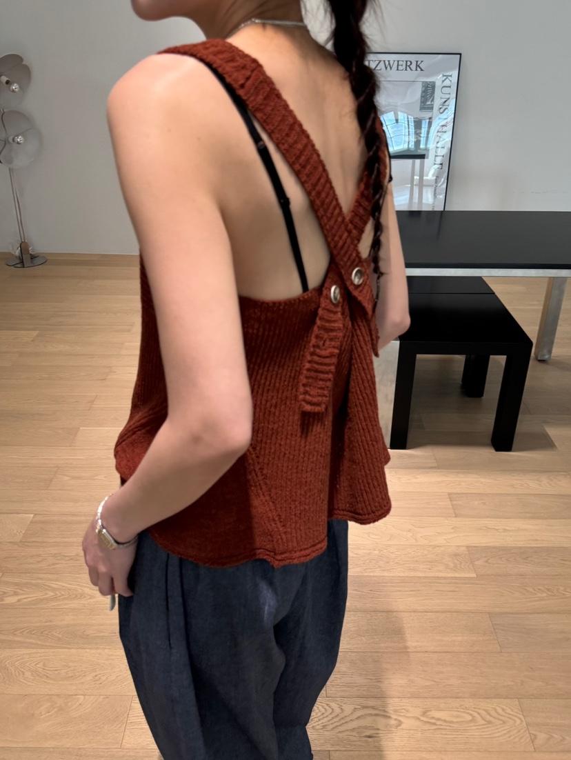 MINIMUZE韓國直郵㊣女裝新品熱賣休閑時尚人氣吊帶背心綁帶MINIMUZE吊帶/背心
