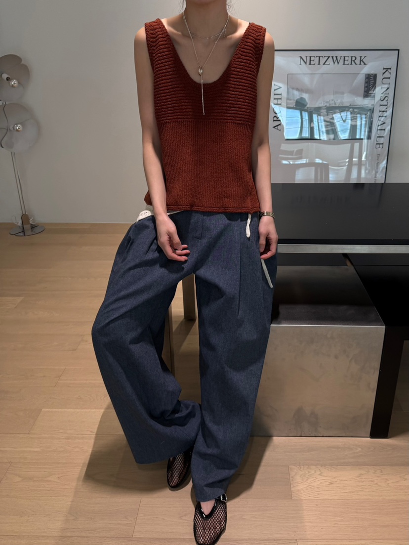 MINIMUZE韓國直郵㊣女裝新品熱賣休閑時尚人氣吊帶背心綁帶MINIMUZE吊帶/背心