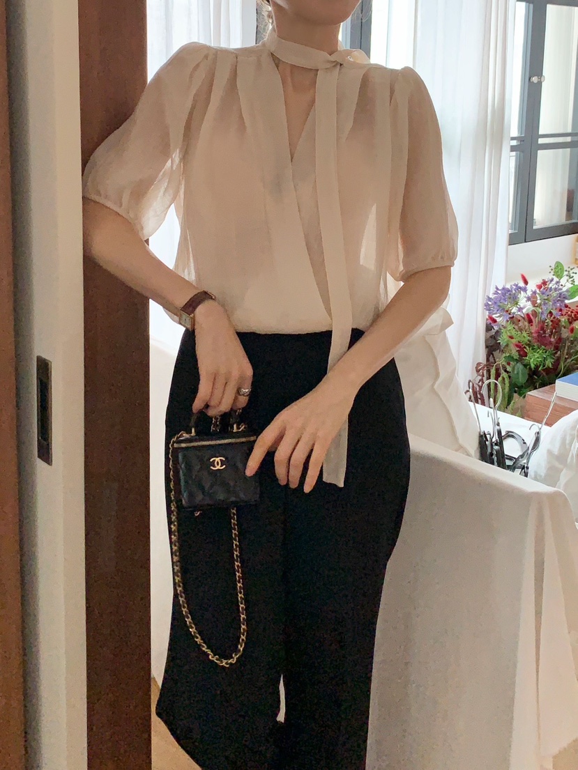 CRONG韓國㊣直郵東大門代購女裝新品休閑25春夏人氣襯衫蕾絲衫CRONG襯衫/蕾絲衫